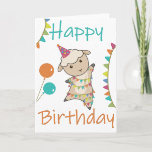 Happy Birthday wil jullie graag luiftige dieren ca Kaart