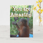 Happy Birthday Wild Ding Kaart (Gele Bloem)