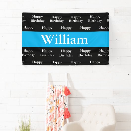 Happy Birthday William Custom Spandoek (Insitu)