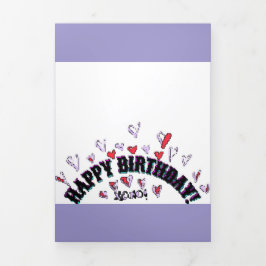 HAPPY BIRTHDAY WISH KAART PIXEL ART