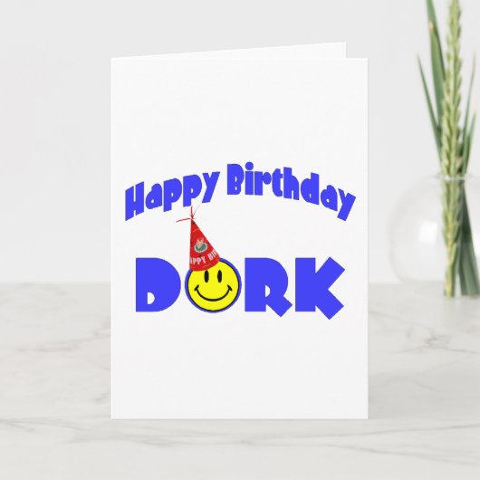 Happy Birthday Work Kaart (Voorkant)