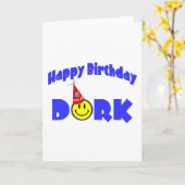 Happy Birthday Work Kaart (Gele Bloem)