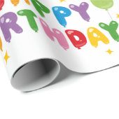 Happy Birthday Wrapping Paper Cadeaupapier (Rol Hoek)