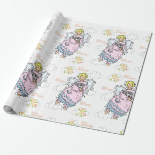 Happy Birthday Wrapping Paper Cat Lady Birthday Cadeaupapier