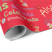 Happy Birthday Wrapping Paper Elizabeth Cadeaupapier (Rol Hoek)