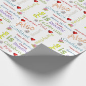Happy Birthday Wrapping Paper Pria Cadeaupapier (Hoek)