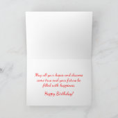 Happy Birthday Yellow Labrador Lab Puppy Dog Card Kaart (Binnen)