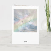 Happy Birthday Yoga Lady design Kaart (Achterkant)