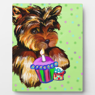 HAPPY BIRTHDAY YORKIE POO FOTOPLAAT