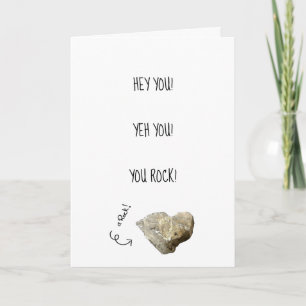 Happy Birthday You Rock Wenskaart Kaart