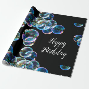 Happy Birthday zeepbel cadeau Cadeaupapier