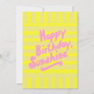 Happy Birthday Zonneschijn Groet Briefkaart