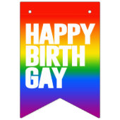 Happy Birthgay Vlaggetjes (Eerste vlag)