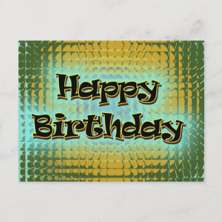 Happy Bithday Briefkaart
