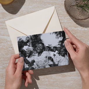 Happy Black Vrouwen Dansen Briefkaart