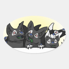 Happy Blitz Pups Sticker