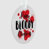 Happy Bloody Christmas Horror Ornament (voorkant)