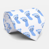 Happy Blue Feet Stropdas (Opgerold)