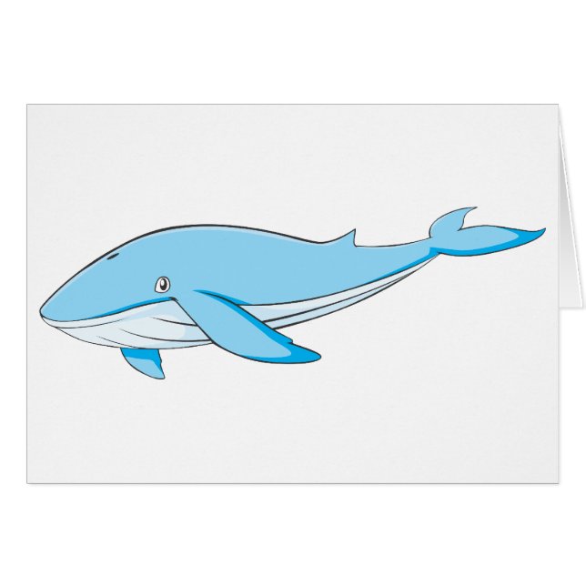 Happy Blue Whale (Voorkant Horizontaal)