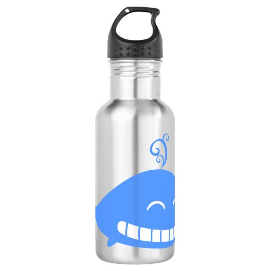 Happy Blue Whale Waterfles (Voorkant)