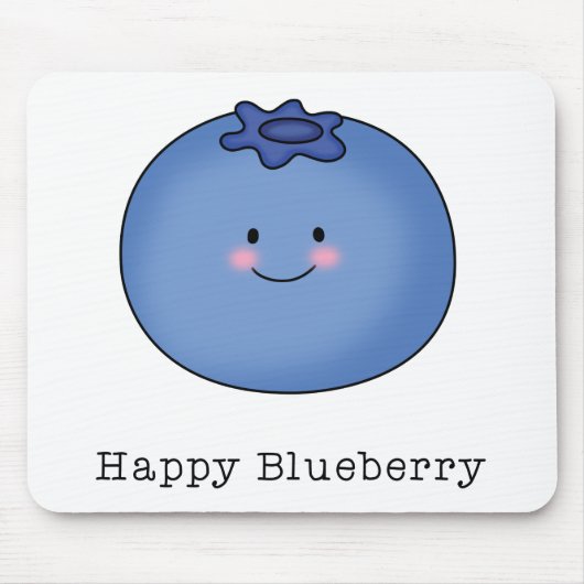 Happy Blueberry Muismat (Voorkant)
