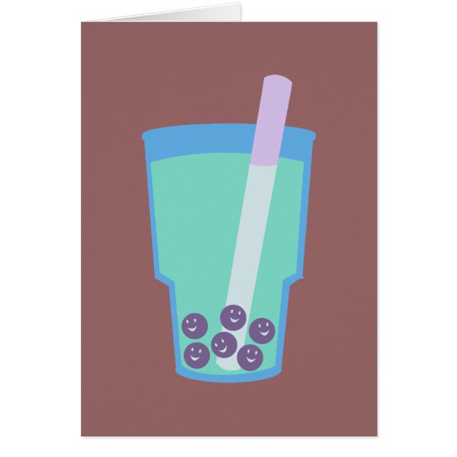 Happy Boba Tea Bubbles (Voorkant)