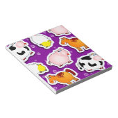 Happy boerderij achtergrond, notitieblok (Schuin)