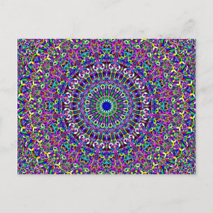 Happy Bohemian Oerwoud Mandala Briefkaart