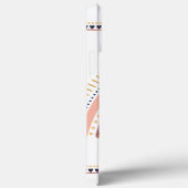 Happy Boho Rainbow Modern Minimal Trendy Chic Case-Mate iPhone Case (Achterkant / Rechts)