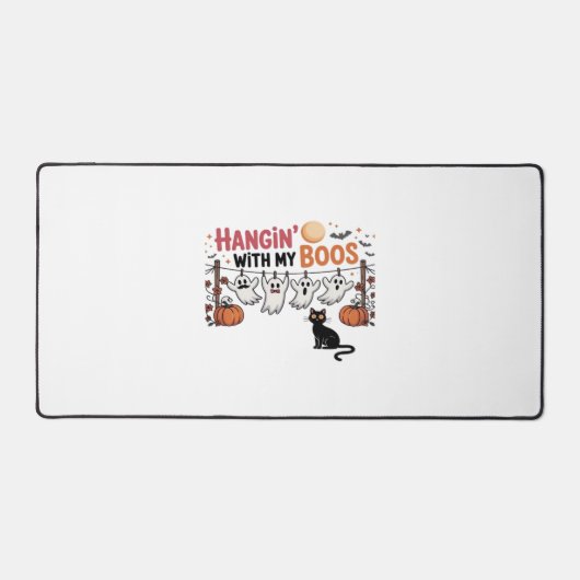 Happy Boo Day Ghost Cat PNG - Éffrayant mignon sur (Recto)