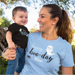 Happy Boo-Day Halloween Verjaardag T-shirt