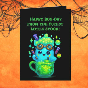 Happy Boo Day Schattige Ghost foto Halloween kaart