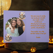 Happy Boo Day Schattige Ghost foto Halloween kaart