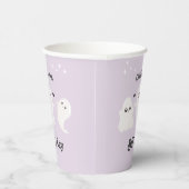 Happy Boo Day | Spooky BOO Day Celebration Papieren Bekers (Rechts)