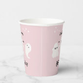 Happy Boo Day | Spooky BOO Day Celebration Papieren Bekers (Rechts)