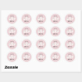 Happy Boo Day | Spooky BOO Day Celebration Ronde Sticker (Vel)