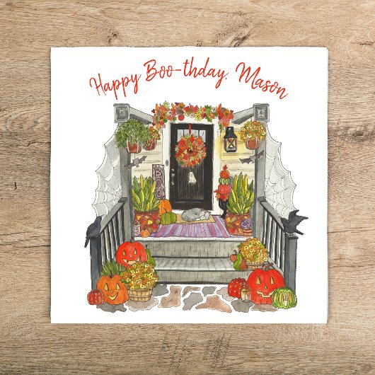 Happy Boo-thday Party Servet