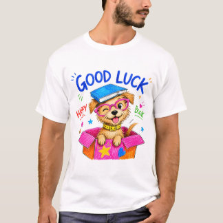 Happy Book Dog T-shirt
