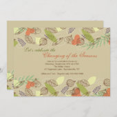 Happy Border Uitnodiging (Voorkant / Achterkant)