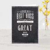 Happy Boss Day Kaart (Gele Bloem)