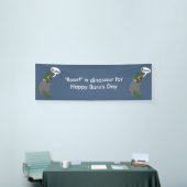 Happy Boss's Day Dinosaur Funny Mannelijk Personal Spandoek (Beurs)