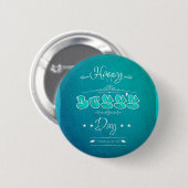 Happy Boss's Day Ronde Button 5,7 Cm (Voorkant /achterkant)
