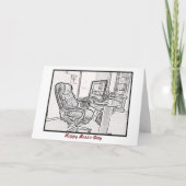 Happy Boss's Day van personeel met aangepaste teks Kaart (Voorkant)
