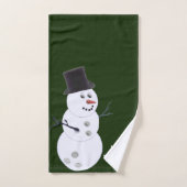 Happy Bowlidays Bowling Lovers Kerstmis Bad Handdoek (Handdoek)