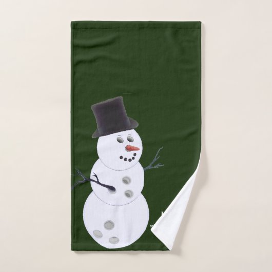 Happy Bowlidays Bowling Lovers Kerstmis Bad Handdoek (Handdoek)
