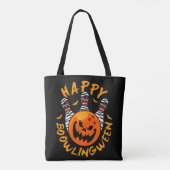 Happy Bowlingbetween Halloween Bowling Draagtas (Achterkant)