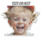 Happy Boy Aanpassen belettering auto Sticker (Voorkant)