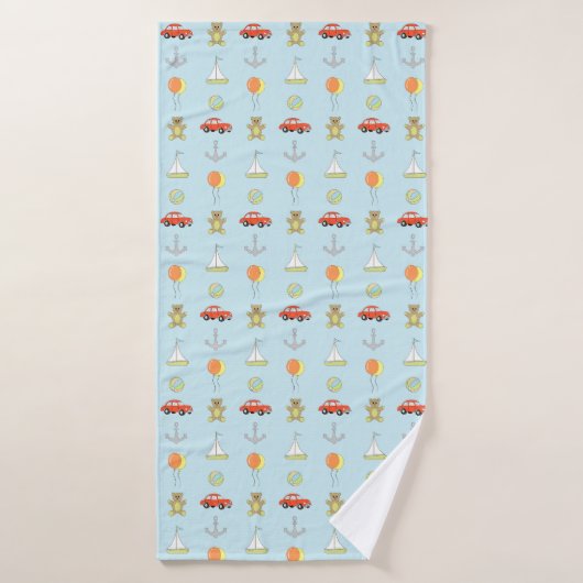 Happy boy badhanddoek (Badhanddoek)