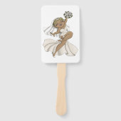 Happy Bride 02 Handwaaier (Voorkant)
