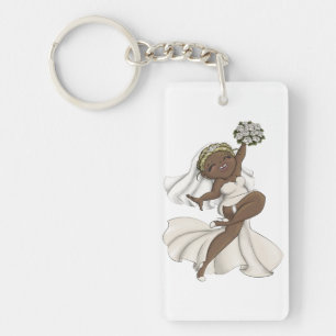 Happy Bride 02 Sleutelhanger